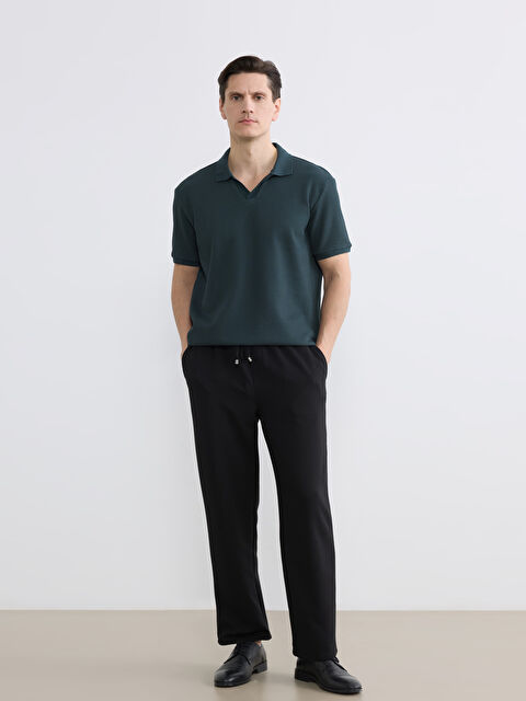 LCW Vision Regular Fit Textured Men's Trousers - S69254Z8-CVL