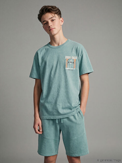 LCW Kids Baskılı Erkek Çocuk Tişört - S69280Z4-GP4