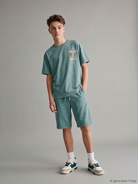 LCW Kids Beli Lastikli Erkek Çocuk Şort - S69282Z4-GP4