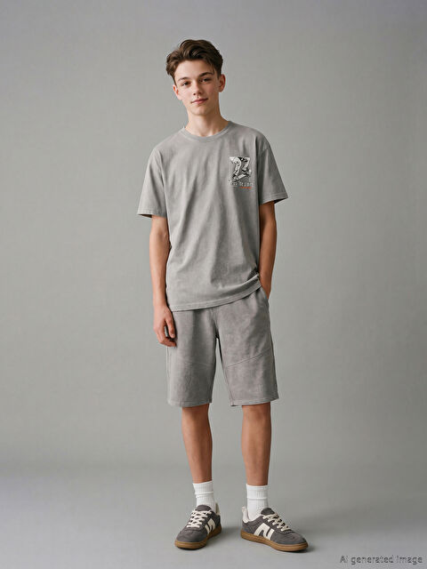 LCW Kids Beli Lastikli Erkek Çocuk Şort - S69282Z4-JNC