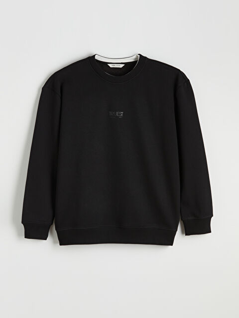 LCW Vision Man BLACK Sweatshirt - S69290Z8-CVL