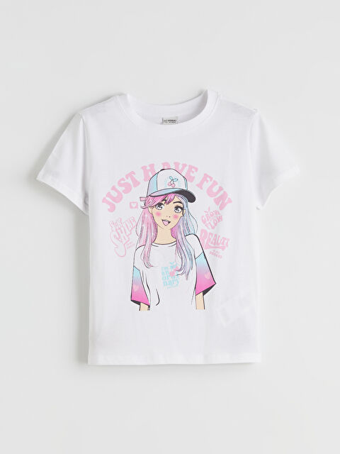 LCW Kids BELA Majica Devojka - S69295Z4-Q6K