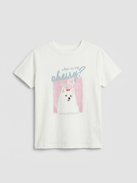 LCW Kids تيشيرت بيج فاتح / ايكرو فتاة - S69295Z4-R9J