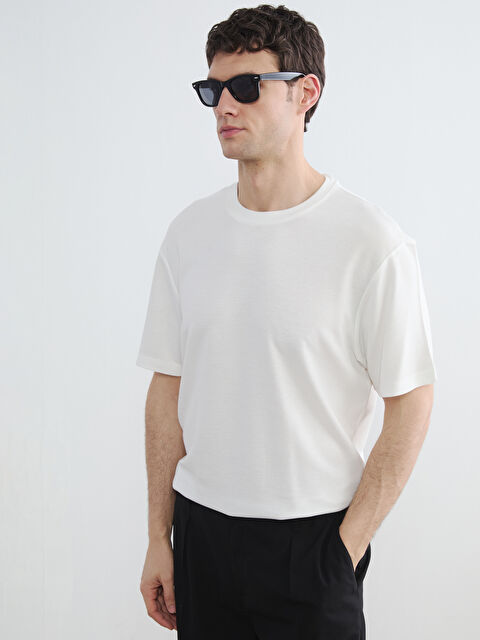 LCW Vision Man ECRU T-Shirt - S69301Z8-R9J