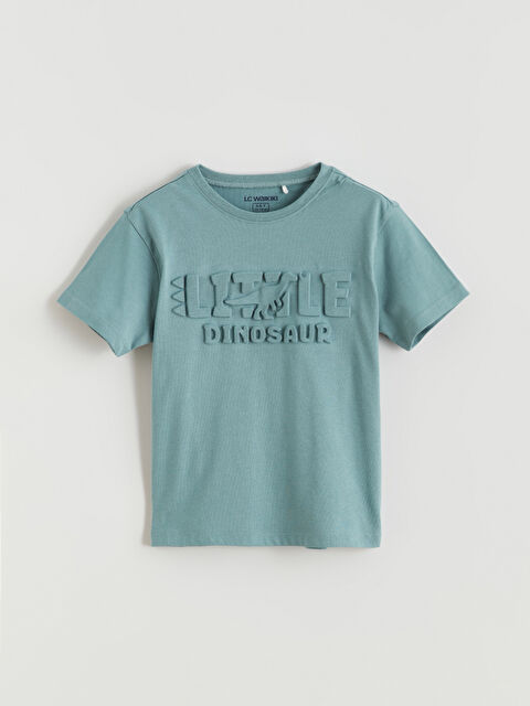 LCW Kids Dinozor Baskılı Erkek Çocuk Pijama Üst - S69334Z1-GP4