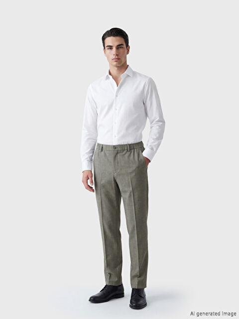 SOUTHBLUE Pantaloni Texturați Regular Fit pentru Bărbați