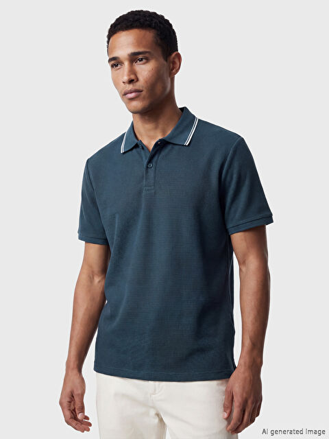 LCW Vision تي شيرت رجالي بياقة بولو من بيكيه