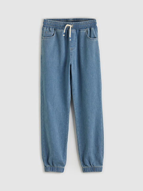 LCW Kids Beli Lastikli Erkek Çocuk Jogger Jean Pantolon - S69417Z4-311