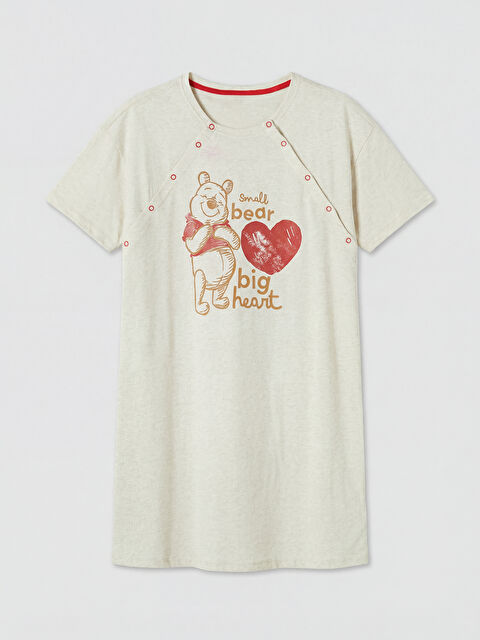 LCW DREAM Winnie the Pooh Baskılı Hamile Gecelik