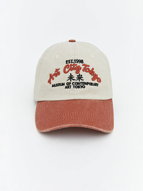 LCW ACCESSORIES Nakışlı Erkek Kep Şapka - S69497Z8-M0T