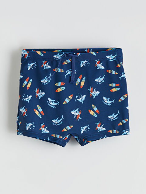 LCW Kids Baskılı Erkek Çocuk Deniz Şortu