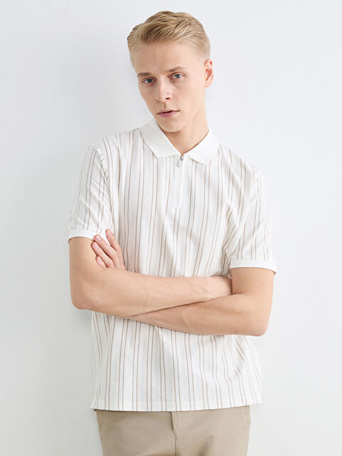 LCW Vision Полосатая футболка-поло для мужчин