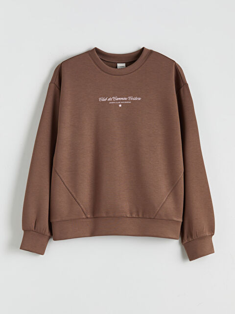 LCW Kids Baskılı Kız Çocuk Sweatshirt - S69581Z4-R1T