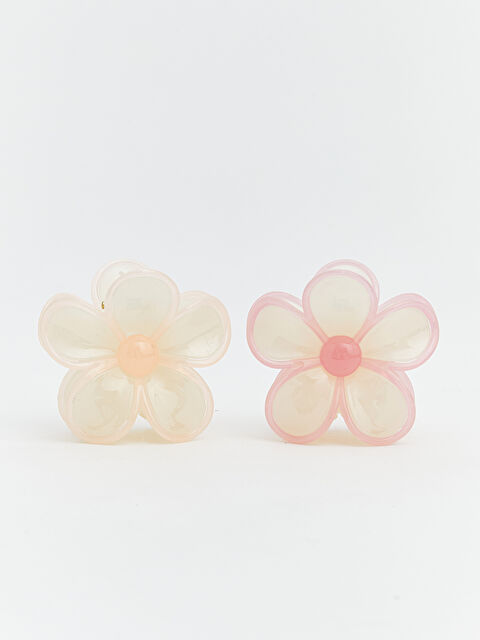 LCW ACCESSORIES ყვავილოვანი თმის სამაგრები, ორი ცალი - S69688Z8-QBC