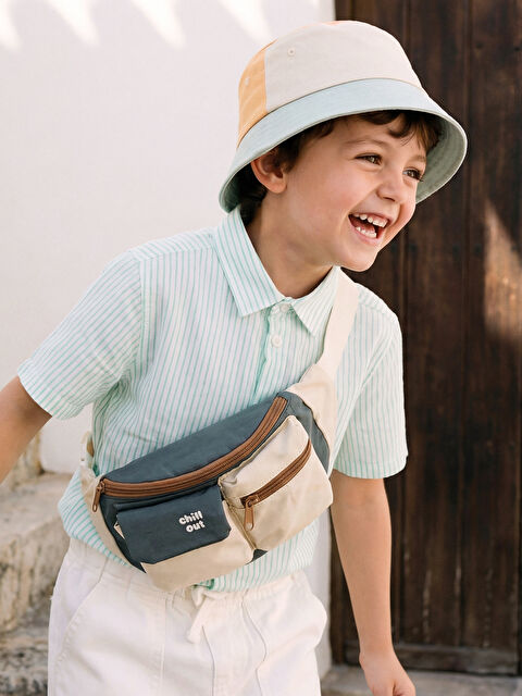 LCW Kids Keten Karışımlı Erkek Çocuk Gömlek