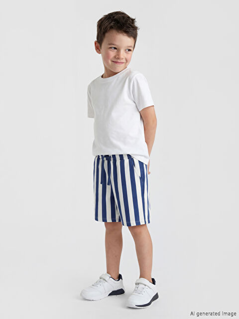 LCW Kids Beli Lastikli Erkek Çocuk Şort