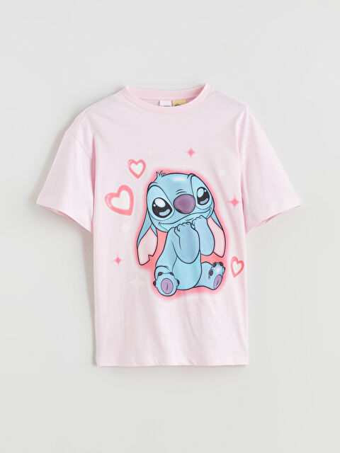 LCW Kids Angel Baskılı Kız Çocuk Tişört - S69785Z4-QWM