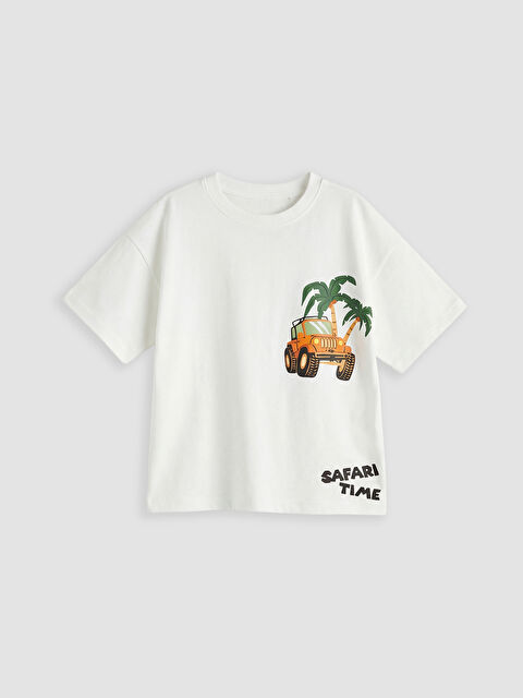 LCW Kids Erkek Çocuk Baskılı Tişört - S69794Z1-R9J