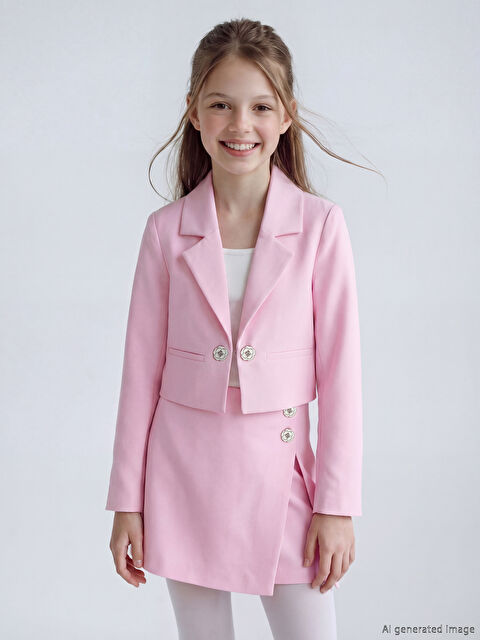 LCW Kids Kız Çocuk Blazer Ceket - S69808Z4-G8E