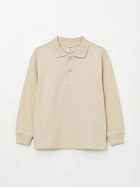 LCW Kids Erkek Bebek Polo Yaka Sweatshirt - S69817Z1-QW6