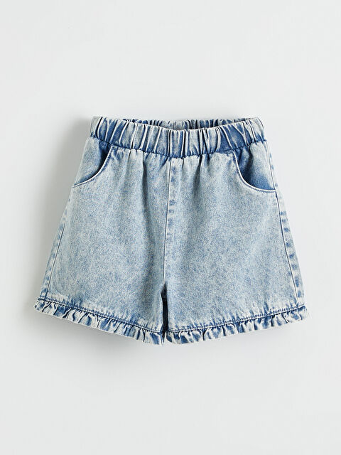 LCW Kids Girl INDIGO Denim Shorts - S69871Z1-507