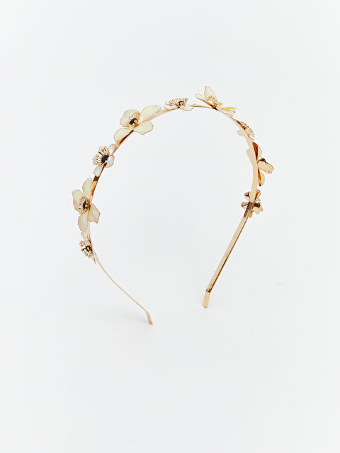 LCW ACCESSORIES Çiçek Figürlü Kadın Taç - S69875Z8-M0T