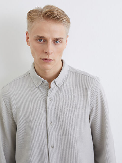 LCW Vision Slim Fit Erkek Gömlek - S69900Z8-ZRT