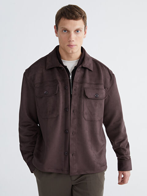 LCW Vision მამაკაცის რეგულარული ზომის პერანგის ქურთუკი - S69918Z8-JR3