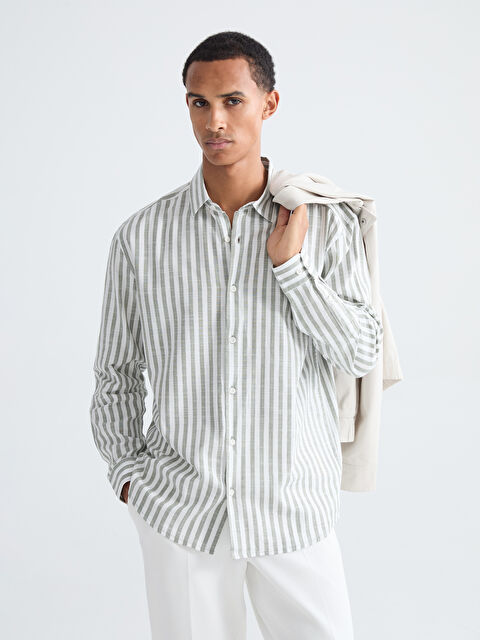 LCW Vision Мъж Зелено Риза - S69929Z8-LFT