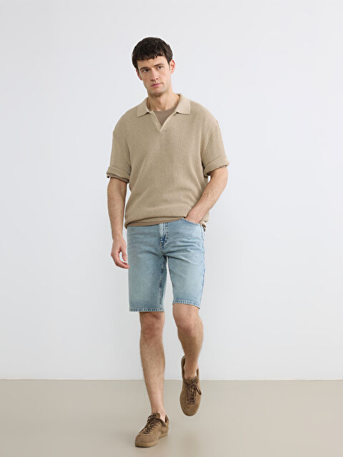 LCW Jeans Man INDIGO Denim Shorts - S69934Z8-311