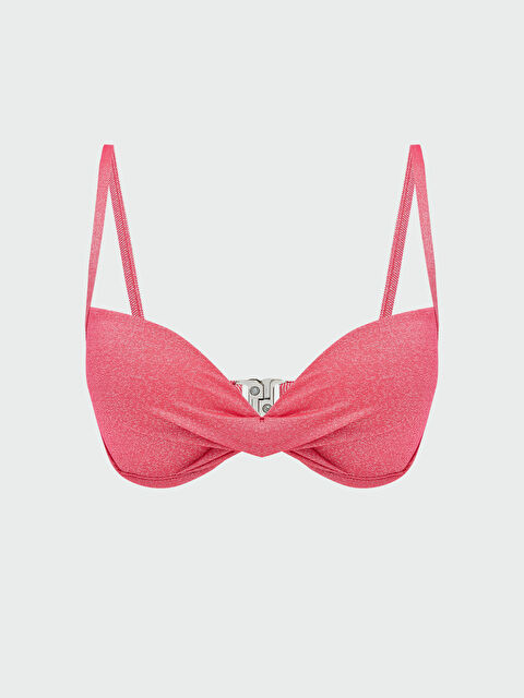 LCW DREAM Parlak Görünümlü Dolgusuz Kadın Bikini Üst - S6AA13Z8-GWU