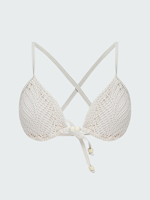 LCW DREAM Dantelli Çıkarılabilir Pedli Kadın Bikini Üstü - S6AA20Z8-ZUV