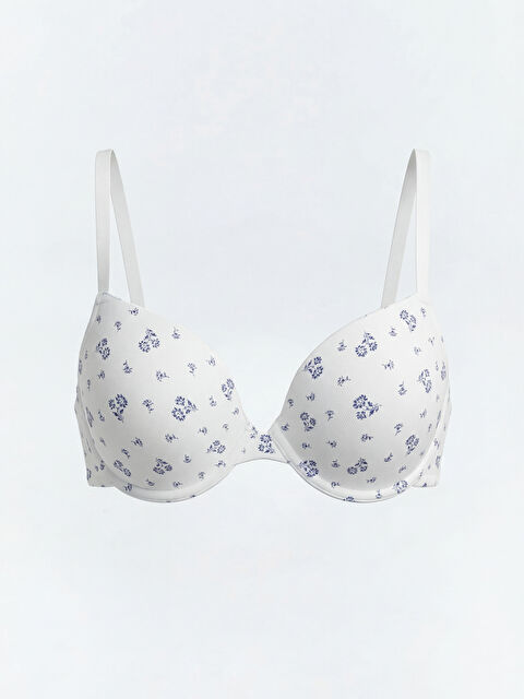 LCW DREAM Balenli Dolgusuz Çiçekli Tişört Sütyen - S6AA57Z8-LRA