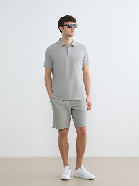 LCWAIKIKI Classic Pantaloni scurți GRI Bărbat