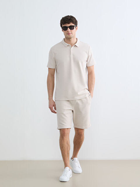 LCWAIKIKI Classic Man BEIGE Shorts