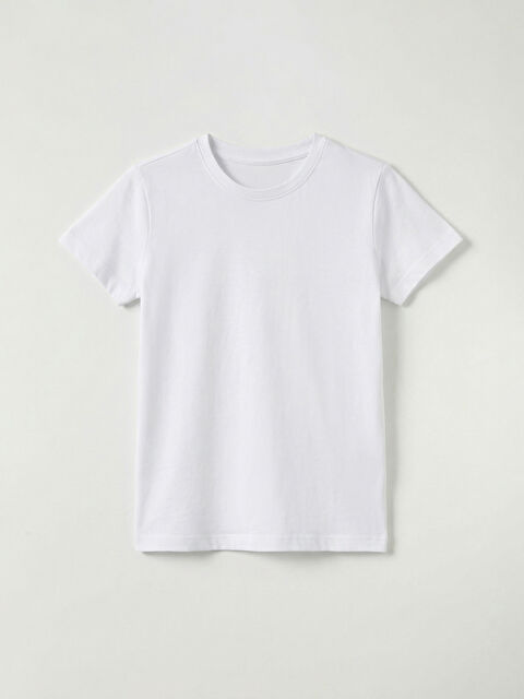 LCW Kids Kısa Kollu Bisiklet Yaka Kız Çocuk Tişört - S6AB43Z4-Q6K