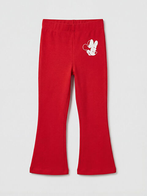 LCW Kids Minnie Mouse Printed Girls' Leggings - S6AB55Z1-GZX