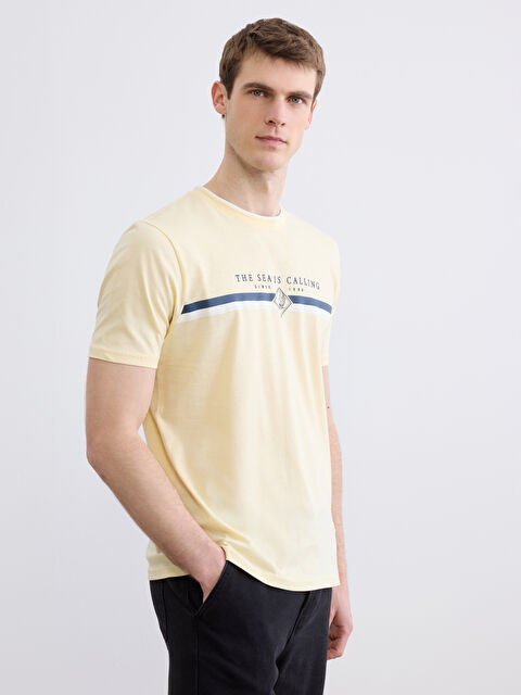 LCWAIKIKI Classic Tricou GALBEN Bărbat - S6AB67Z8-FDS