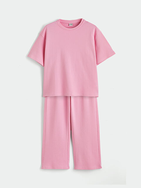 LCW Kids Djevojka RUŽIČASTA Komplet - S6AC25Z4-FLY