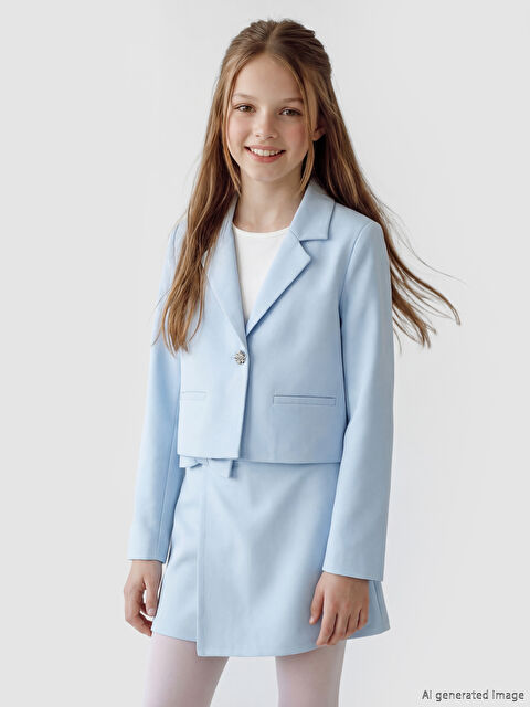 LCW Kids Kız Çocuk Blazer Ceket - S6AC49Z4-QYD