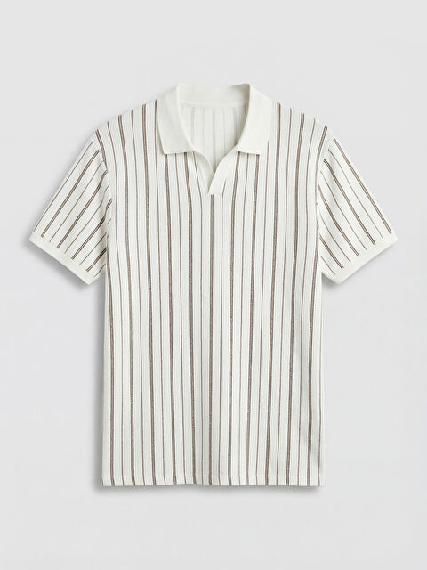 LCW Vision Polo Yaka Çizgili Erkek Tişört		
 - S6AC67Z8-HZZ