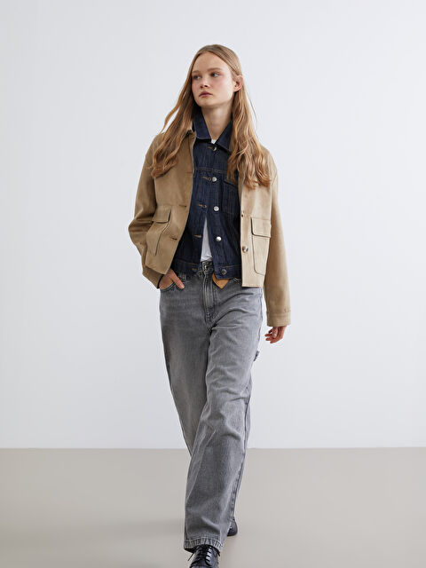 XSIDE Women's Baggy Fit Jeans - S6AC74Z8-13E