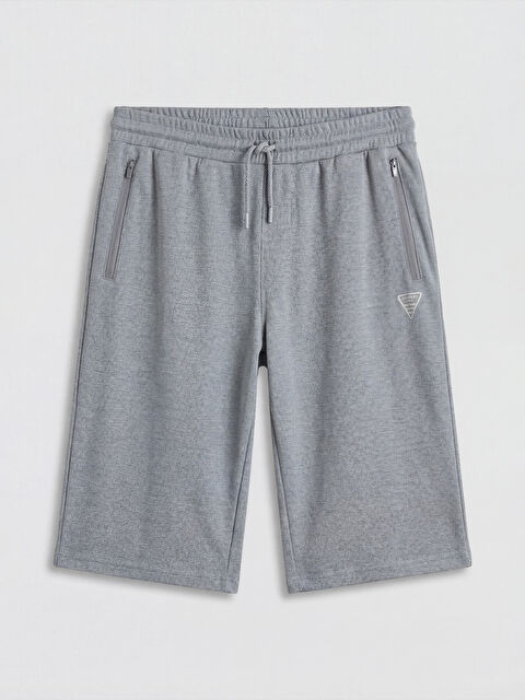 LCWAIKIKI Classic Beli Lastikli Erkek Şort - S6AD61Z8-LAM