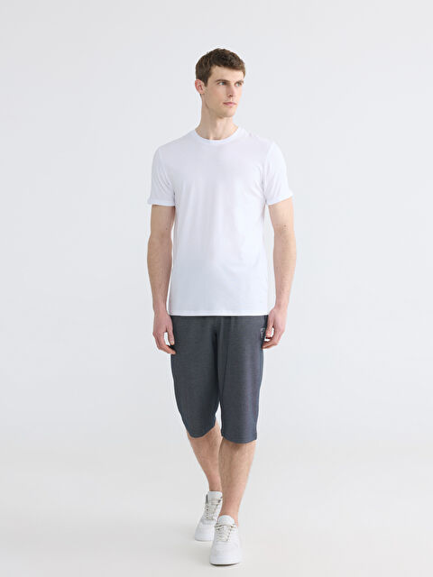 LCWAIKIKI Classic Beli Lastikli Erkek Şort