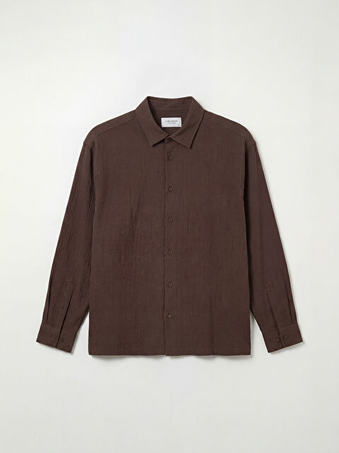 LCW Vision Regular Fit Müslin Erkek Gömlek - S6AE34Z8-JR3