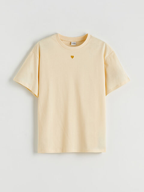 LCW Kids Bisiklet Yaka Kız Çocuk Tişört - S6AE93Z4-ZS3