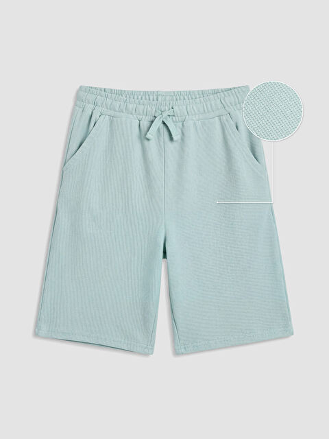 LCW Kids Beli Lastikli Erkek Çocuk Pike Şort