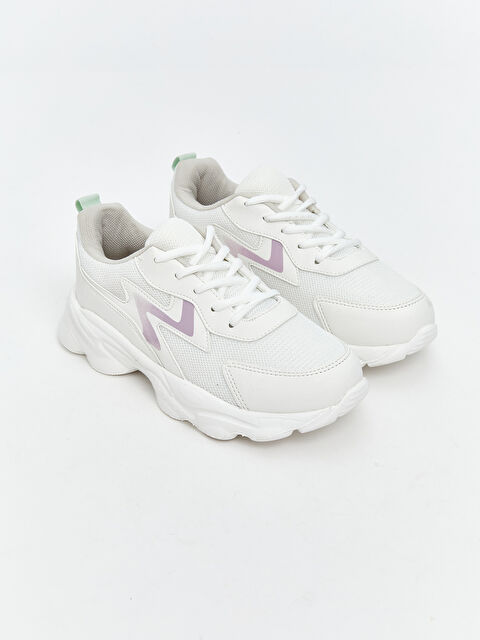 LCW STEPS Bağcık ve Cırt Cırtlı Kız Çocuk Spor Ayakkabı - S6AG33Z4-DBQ