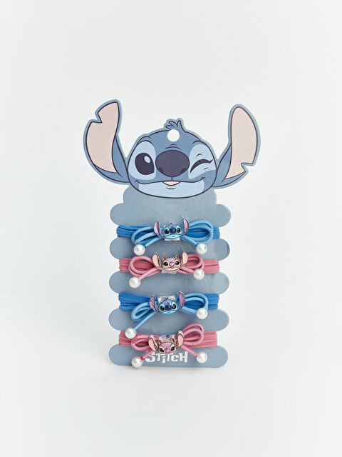 LCW ACCESSORIES Lilo ve Stitch Baskılı Lastik Toka Seti 4'lü - S6AG60Z4-M0T