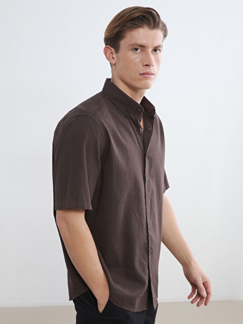 SOUTHBLUE Regular Fit Krinkle Erkek Gömlek - S6AG73Z8-8HG